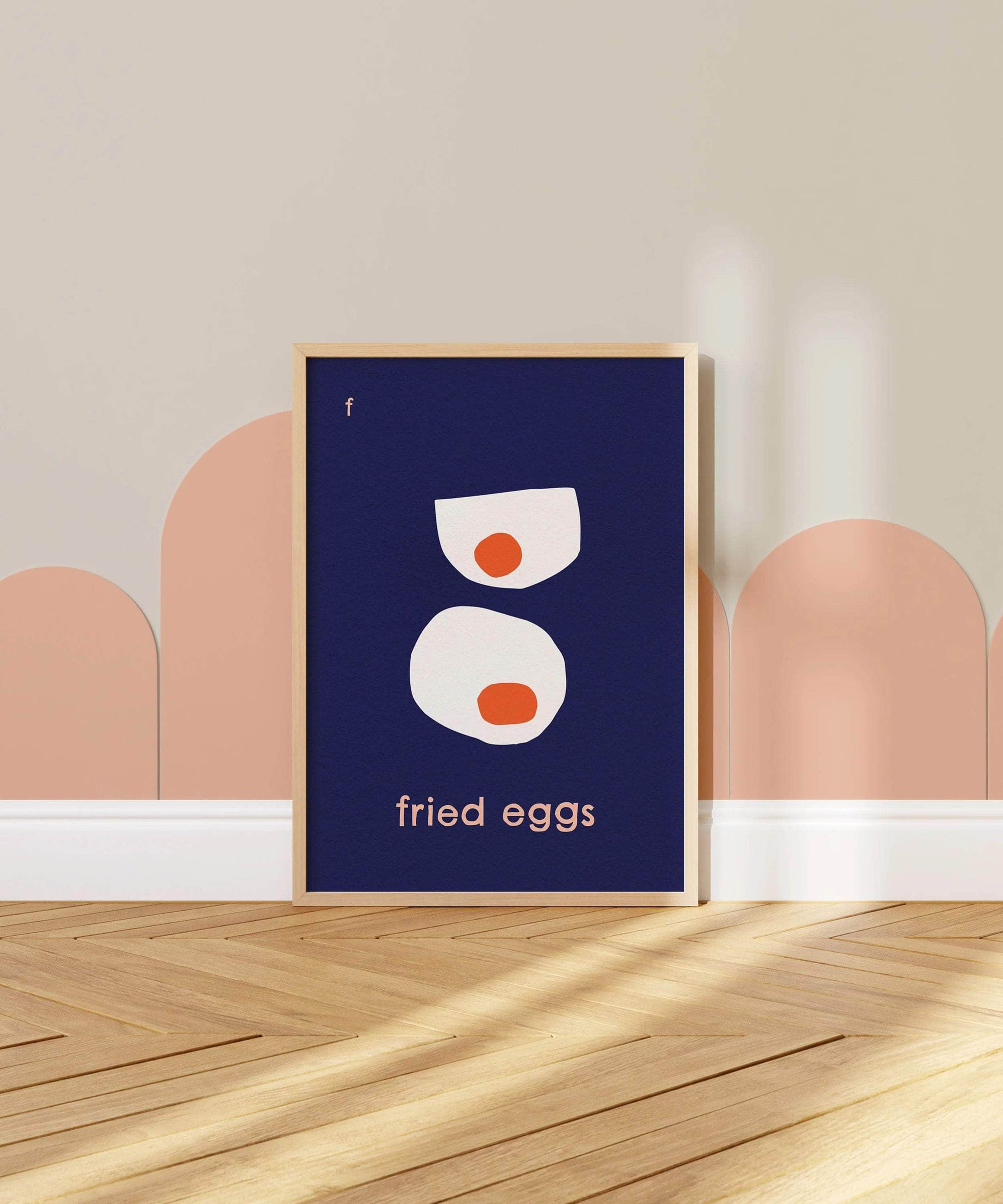F for Fried Eggs Print