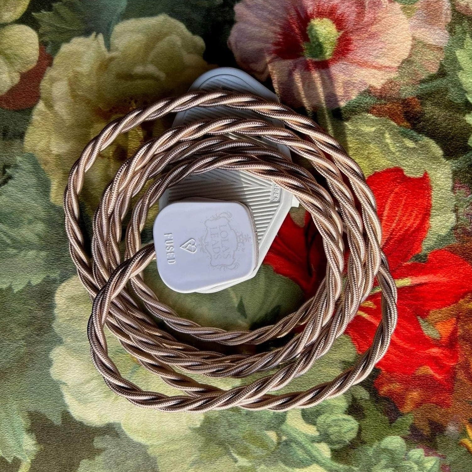 Fabric Extension Cable in Shrew