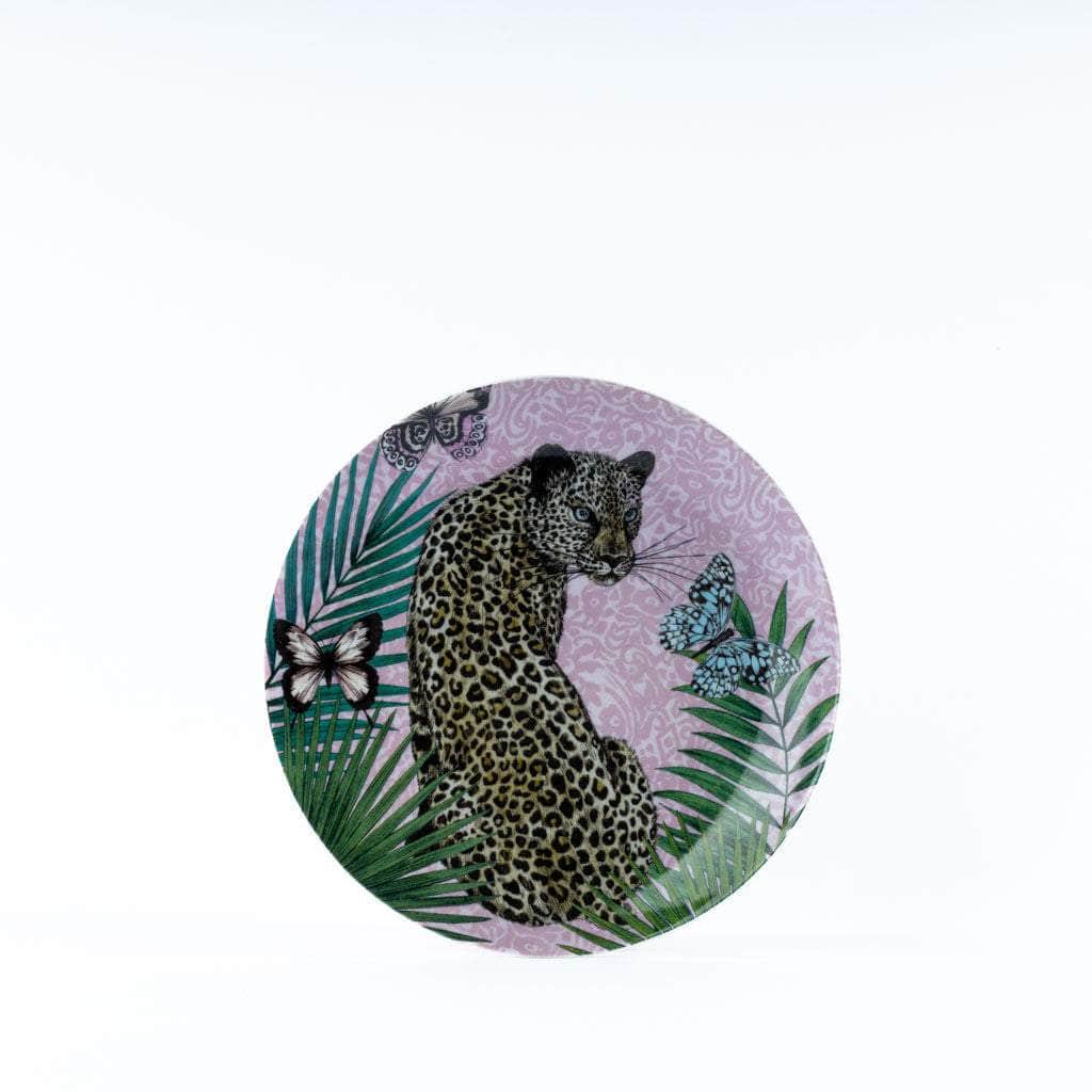 Les Ottomans x Matthew Williamson Porcelain Plate - Pink Leopard