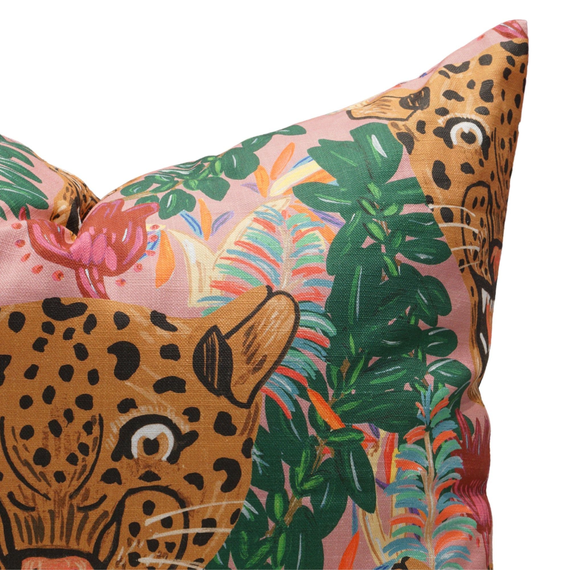 Fierce Leopard Pillow