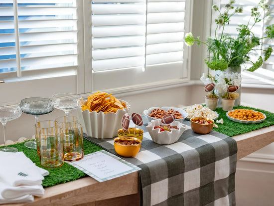Green Gingham Runner