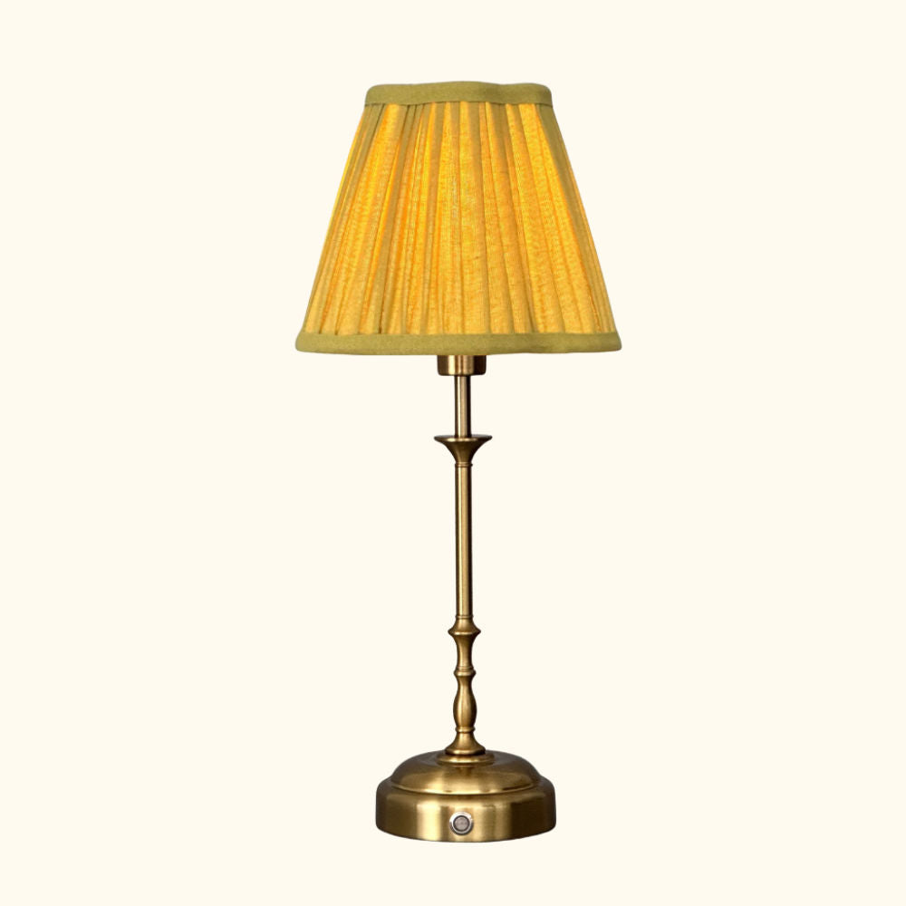 Freddie Table Lamp Yellow Scallop