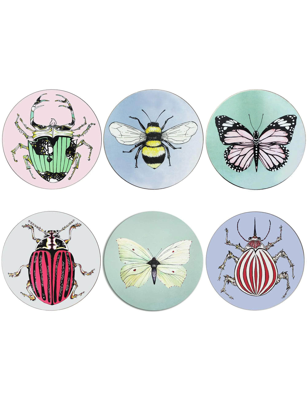 Bells Beasties Mixed Set of Placemats
