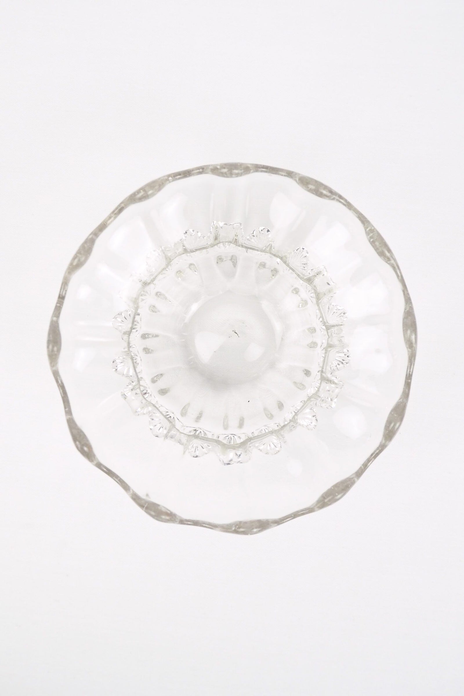 Vintage Hand Blown Glass Dish
