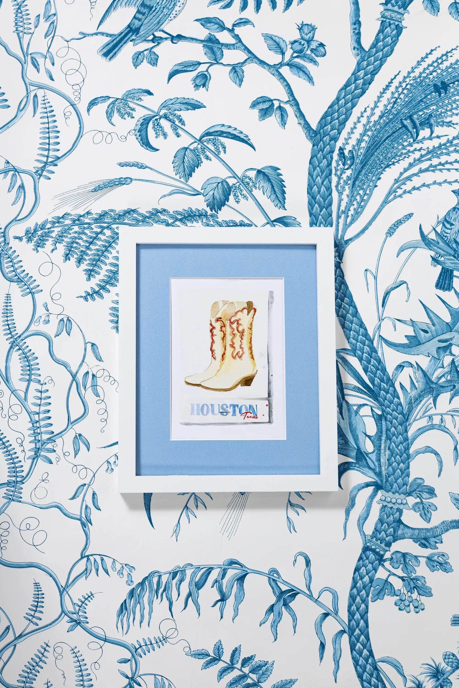 Houston Matchbook Print