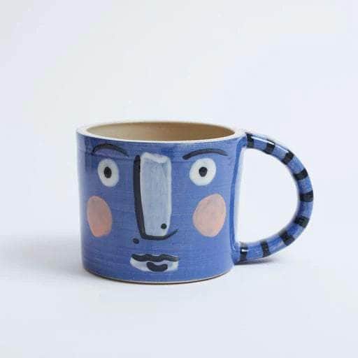 Face Mug Pale Blue