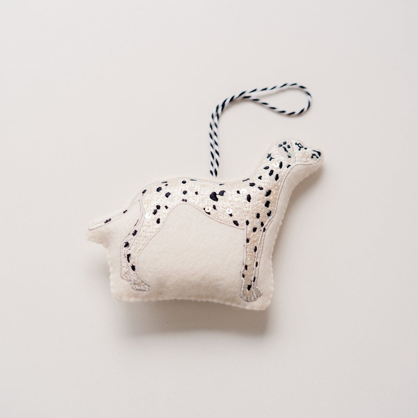 The Dalmatian Embroidered Ornament