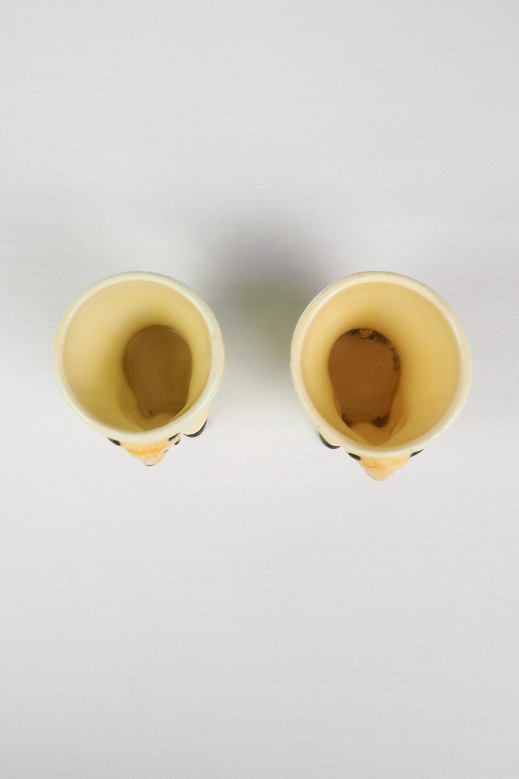 Pair of Vintage Sooty Egg Cups
