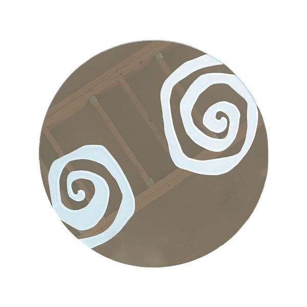 Spiral' Frosted Mirror