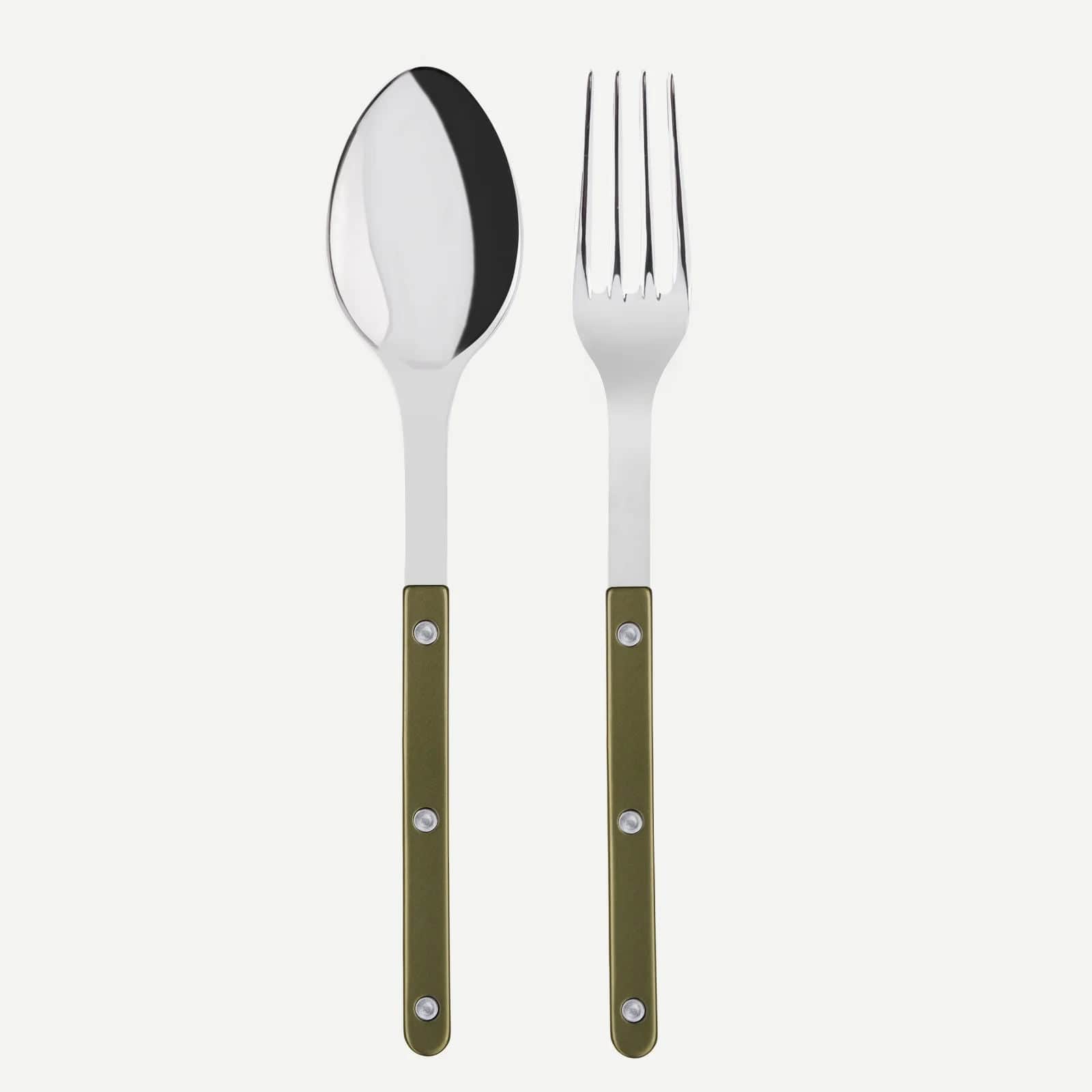 Bistrot Pearly Serving Set, Olive