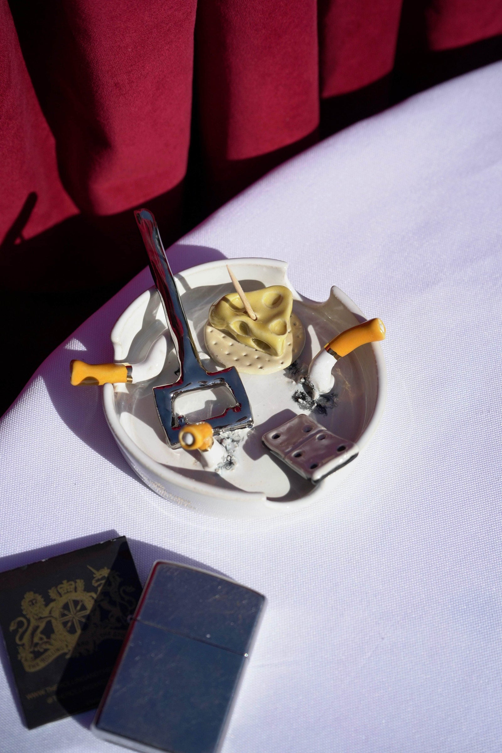 Bottle Opener & Domino Ashtray