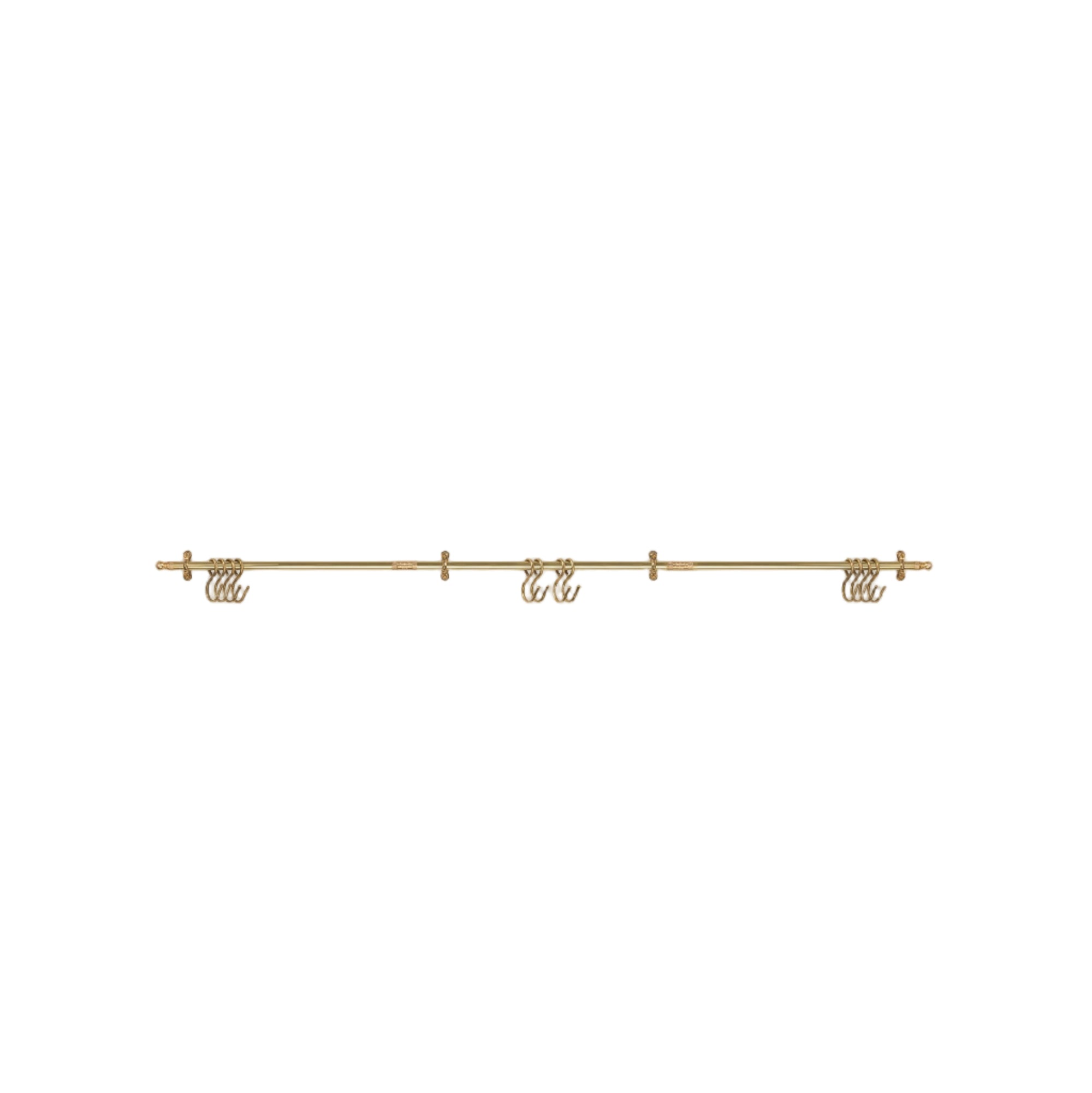 Brass Customisable Length Rail 80cm - 120cm
