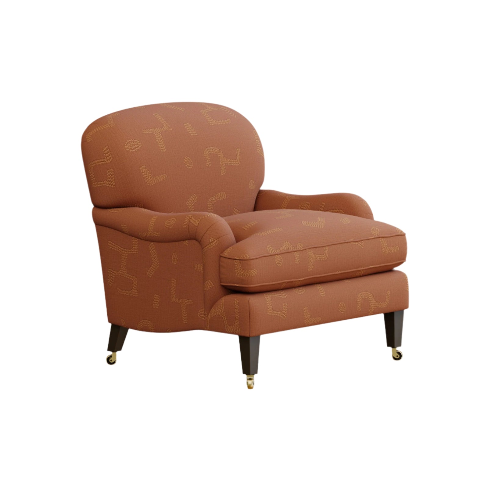 Sofia Armchair, Raphia, Tobacco-