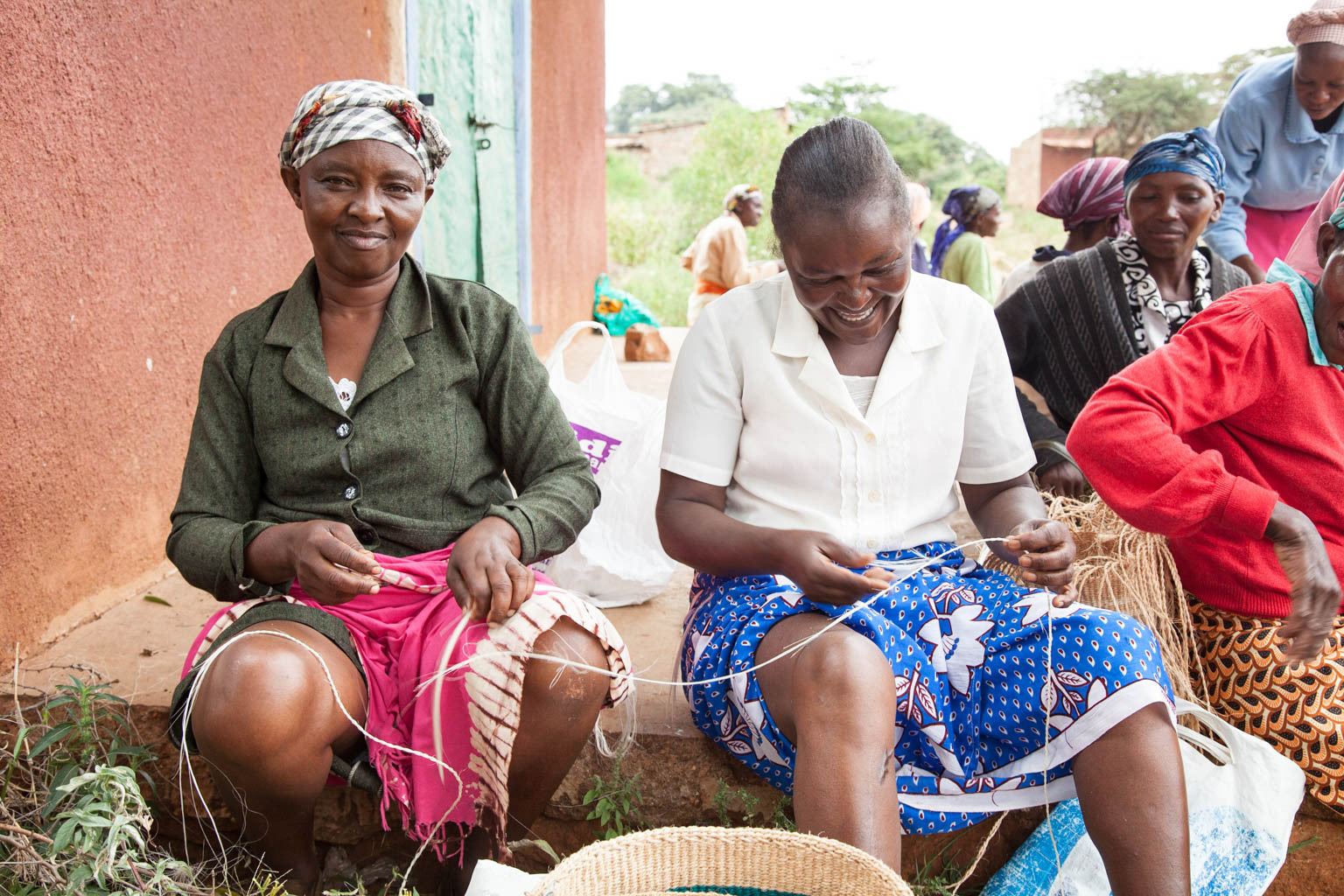 NDIZI: Banana Fibre and Sisal Basket