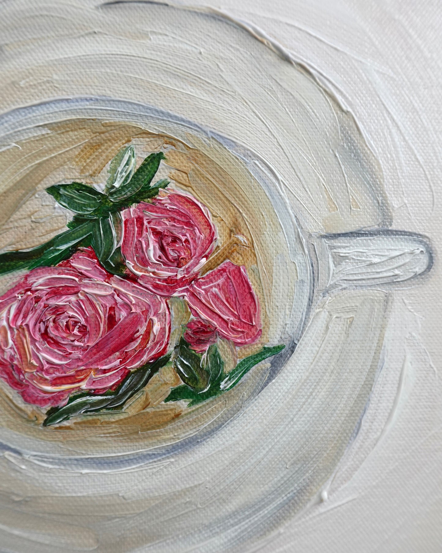 Chá de Rosas Painting