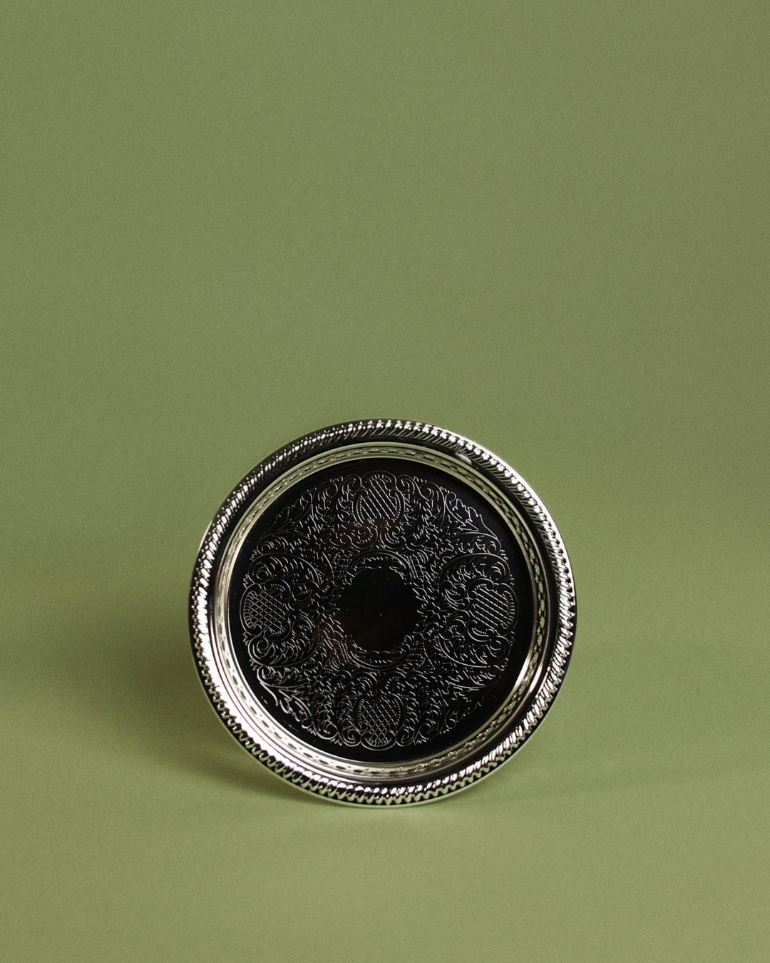 Ornate Silver Bottle Holder