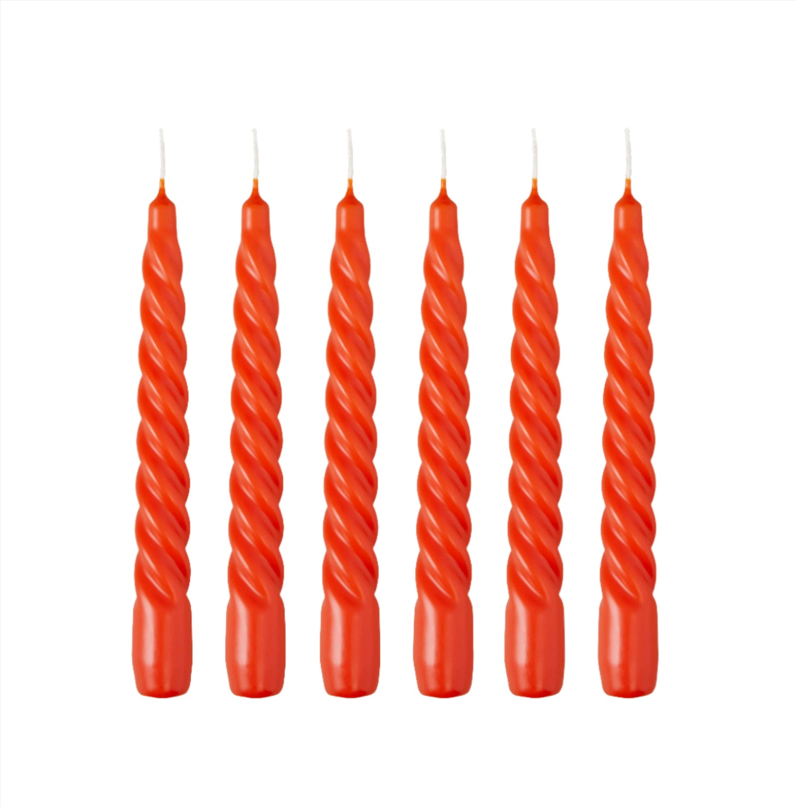 Twist Candle - Tiger Orange