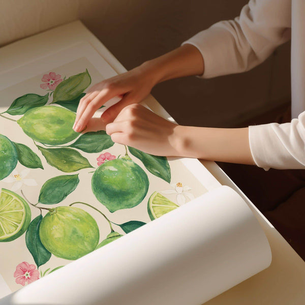 Key Lime Art Print-