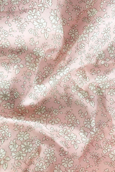 Frill Edge Pillowcase Made With Liberty Fabric Capel Pink