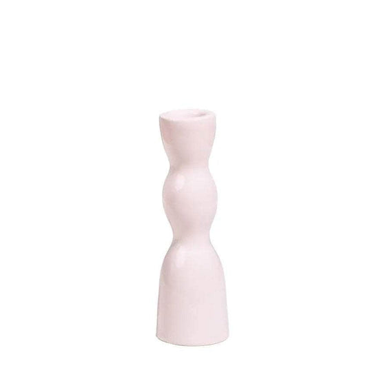 Blush Low Wave Candleholder