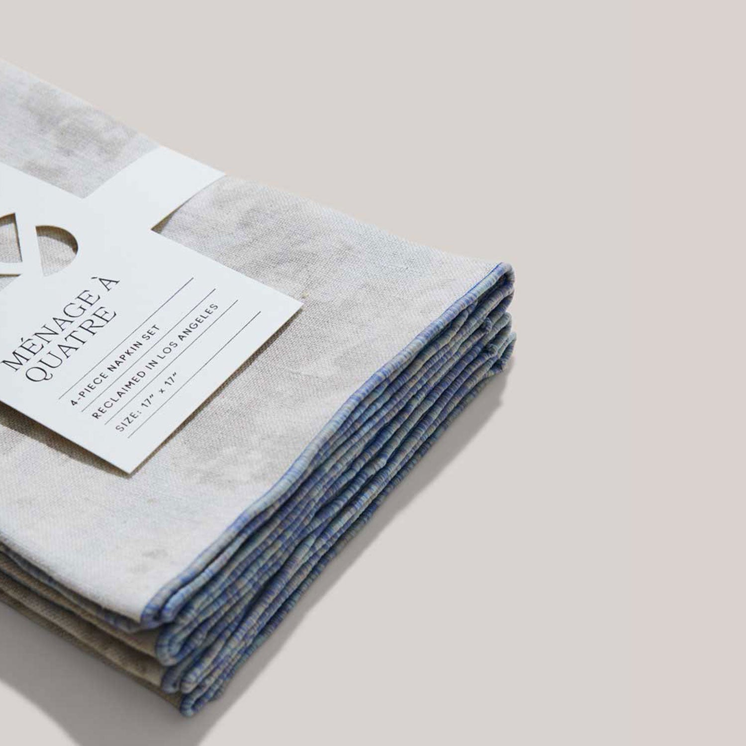 Blue Sky Linen Napkins | Set of 4