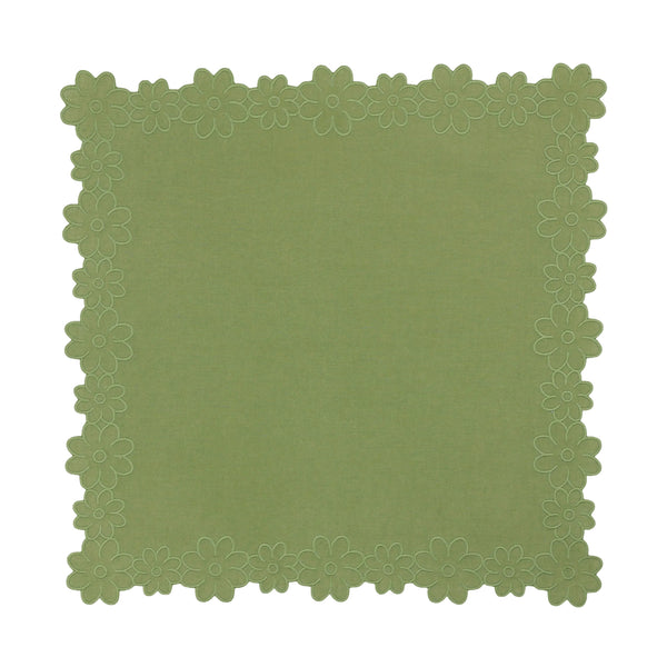 Border of Flowers Linen Napkin