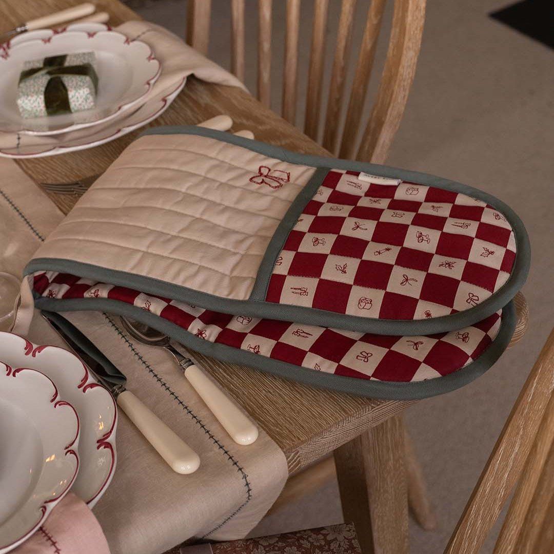 Oven Glove - Checkerboard