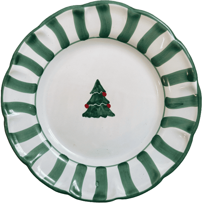 20cm Christmas Tree Plate