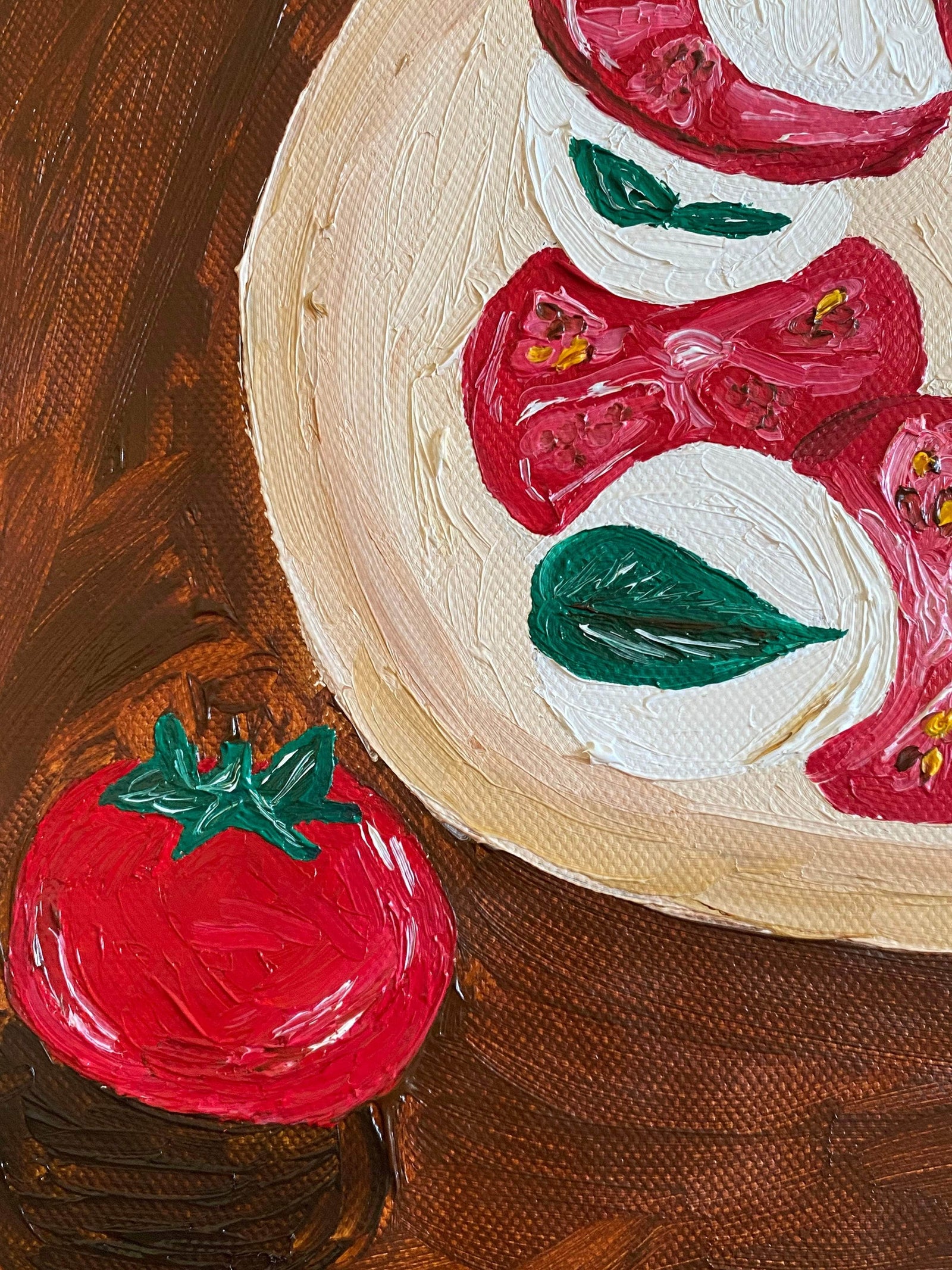 Salata Caprese Painting