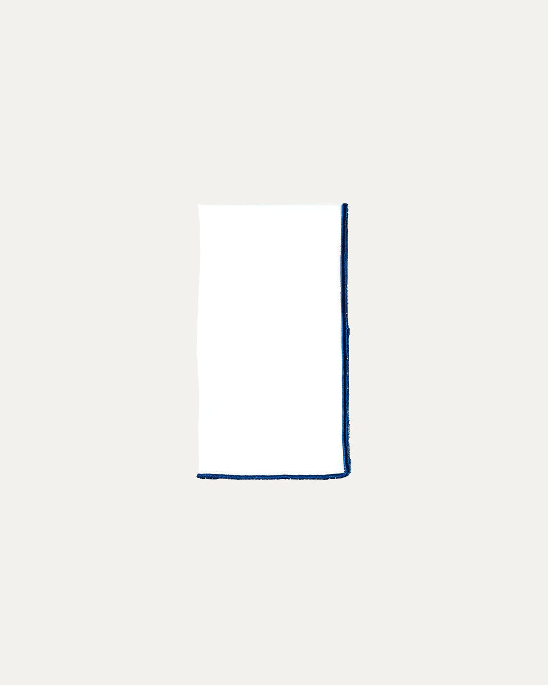 Paris Napkin, White with Blue