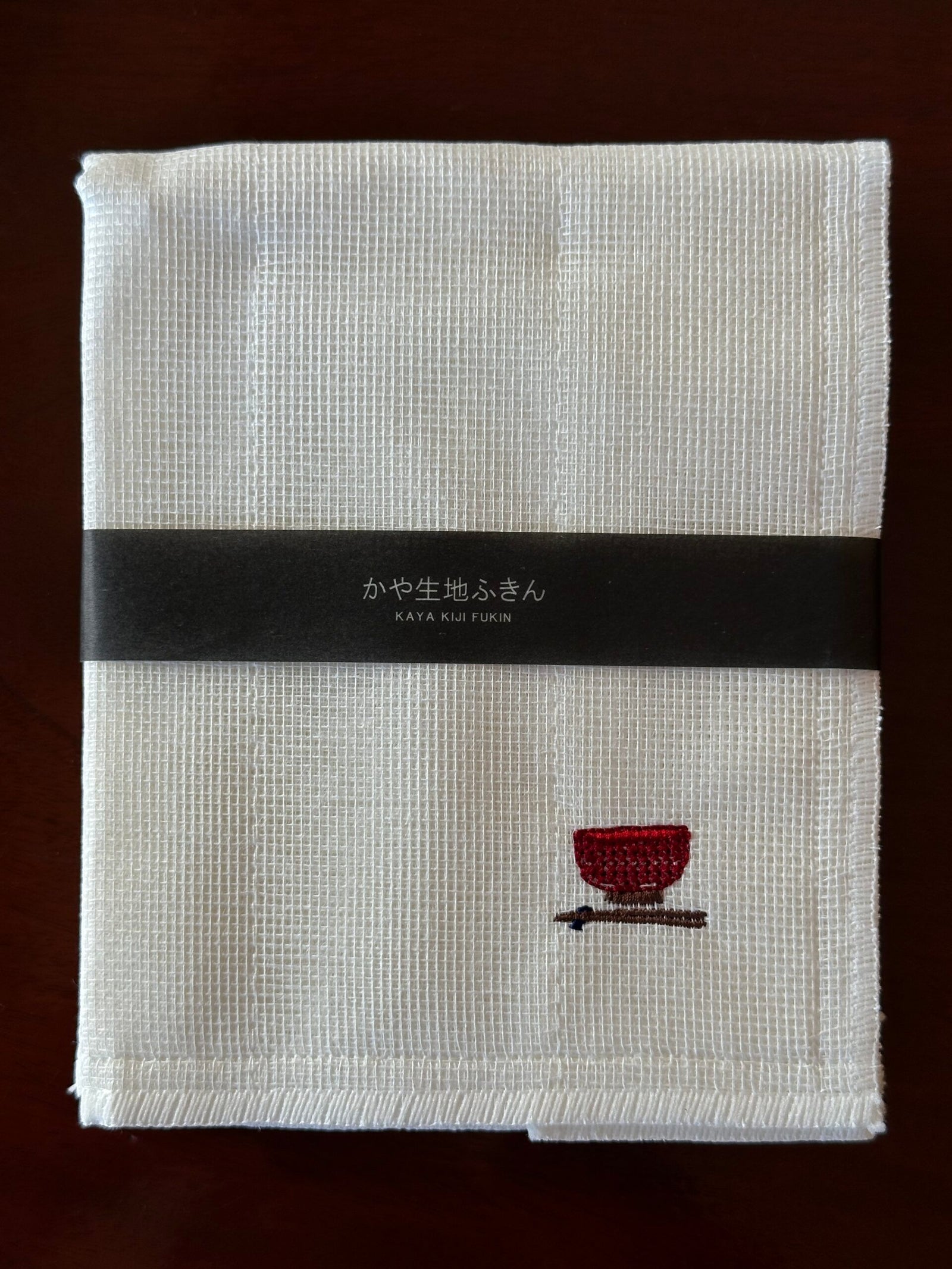 Lacquer Bowl Embroidery Cloth with/without NAGORI Cutlery set (3-Pieces)