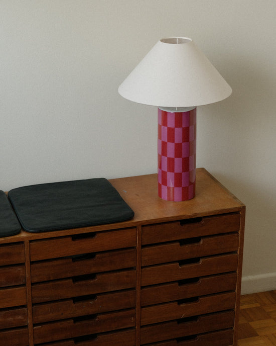 Ombrellina Renaissance Rose + Ivory Table Lamp