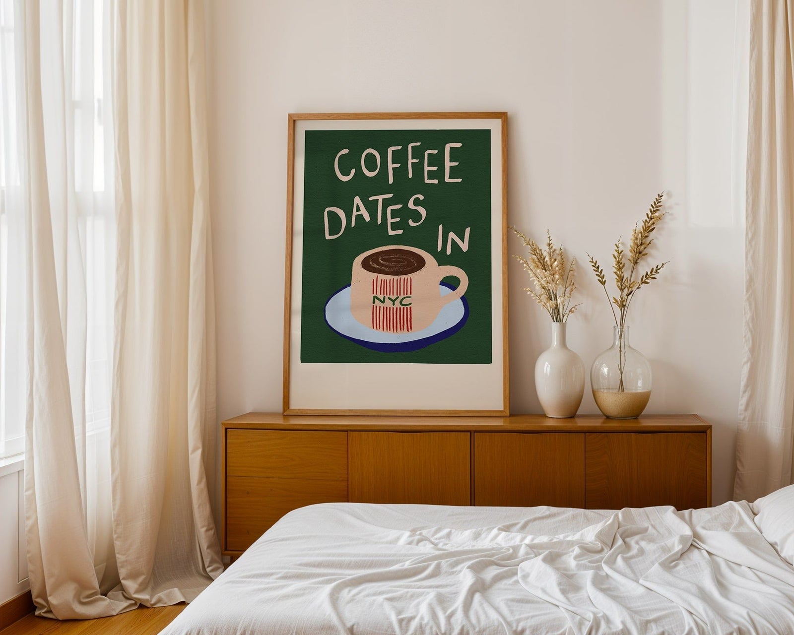 Coffee Dates in New York Print