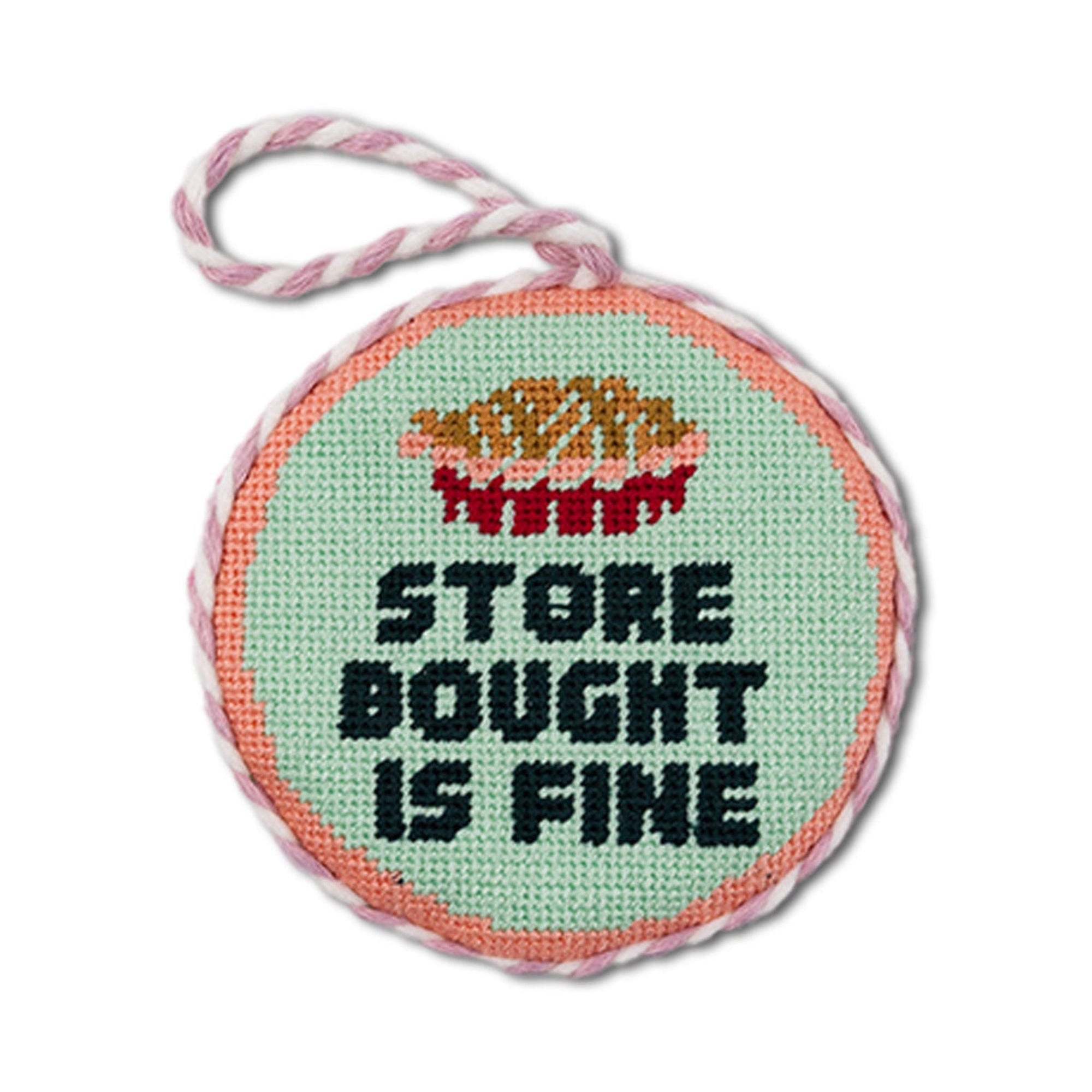 Needlepoint Ornament - Store Bought