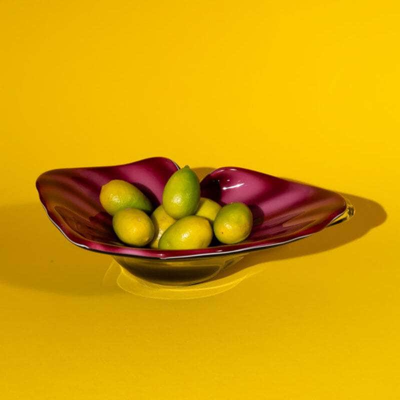 Mid-century Bohemian Opaline Glass Bowl