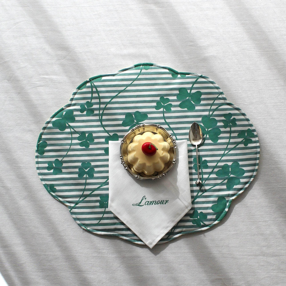 Trèfle Blue Placemat