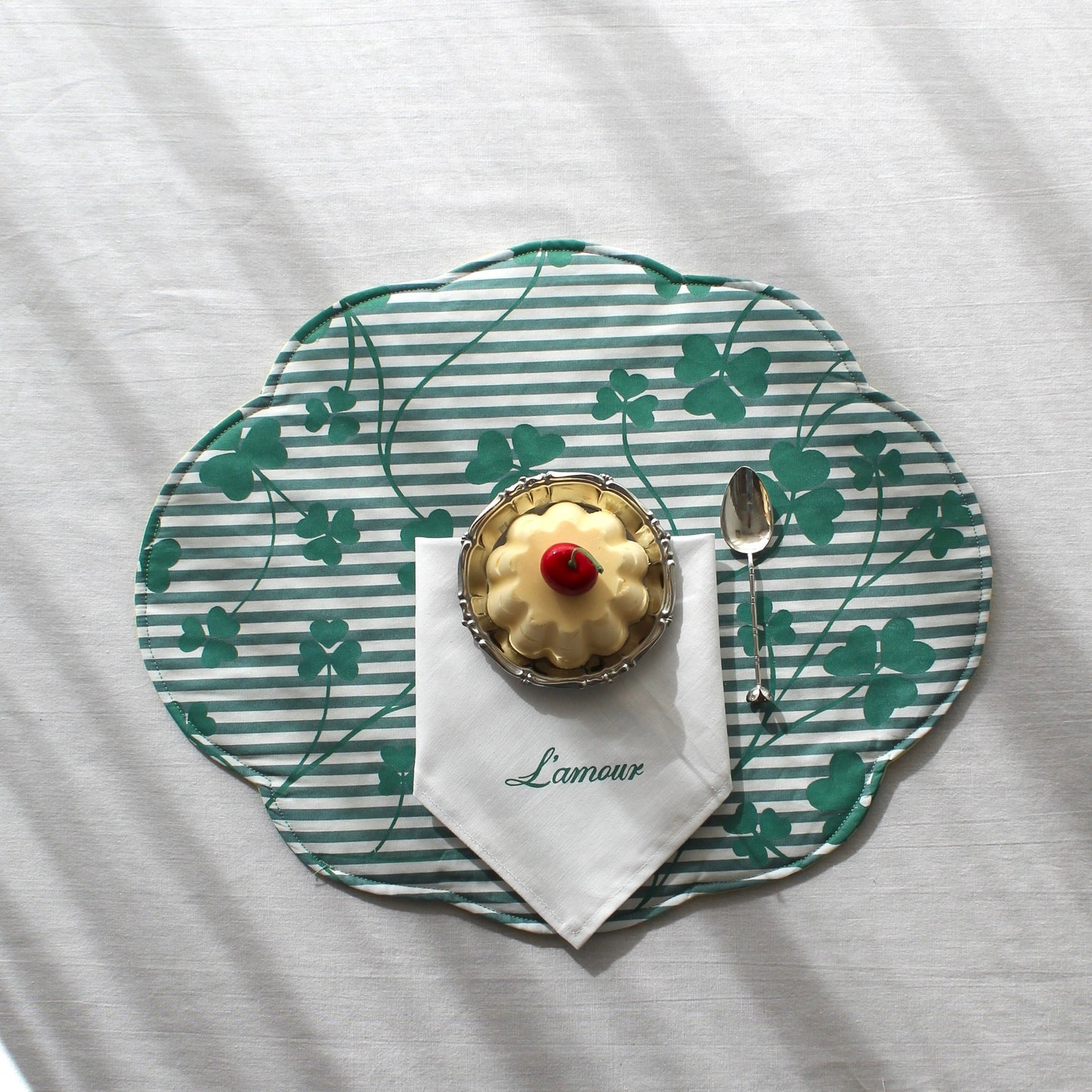 Trèfle Blue Placemat