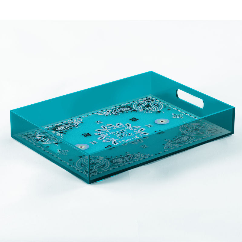Blue Bandana Tray-