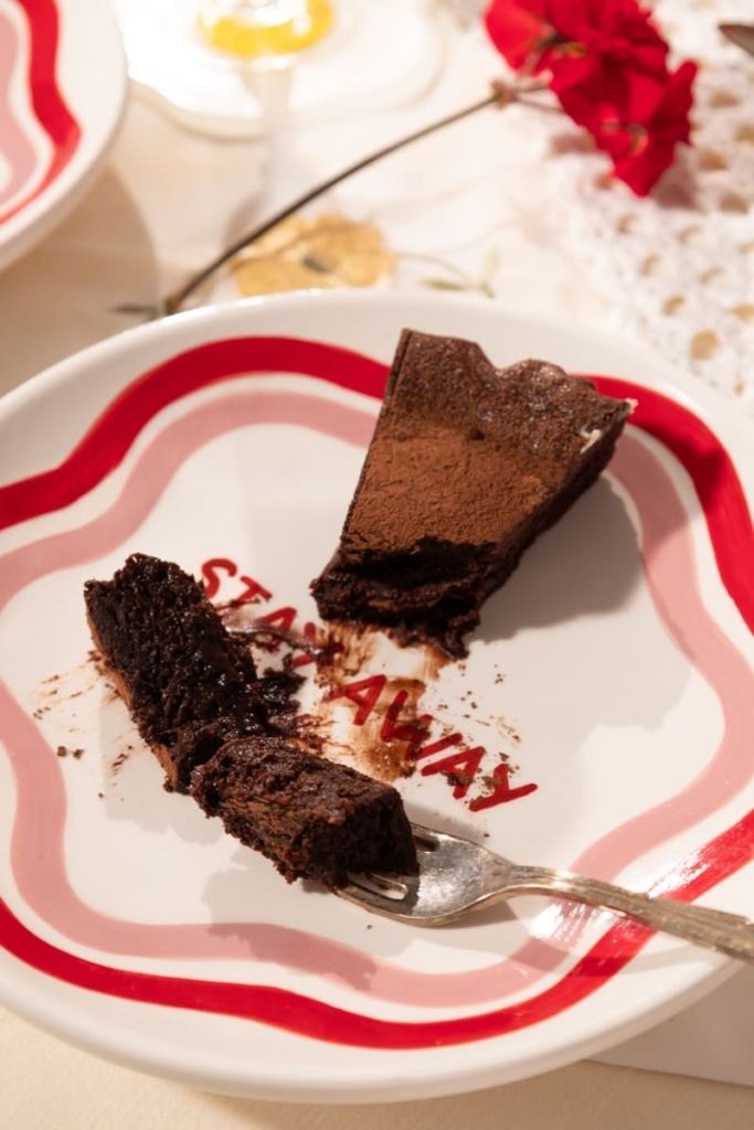 Stay Away Dessert Plate