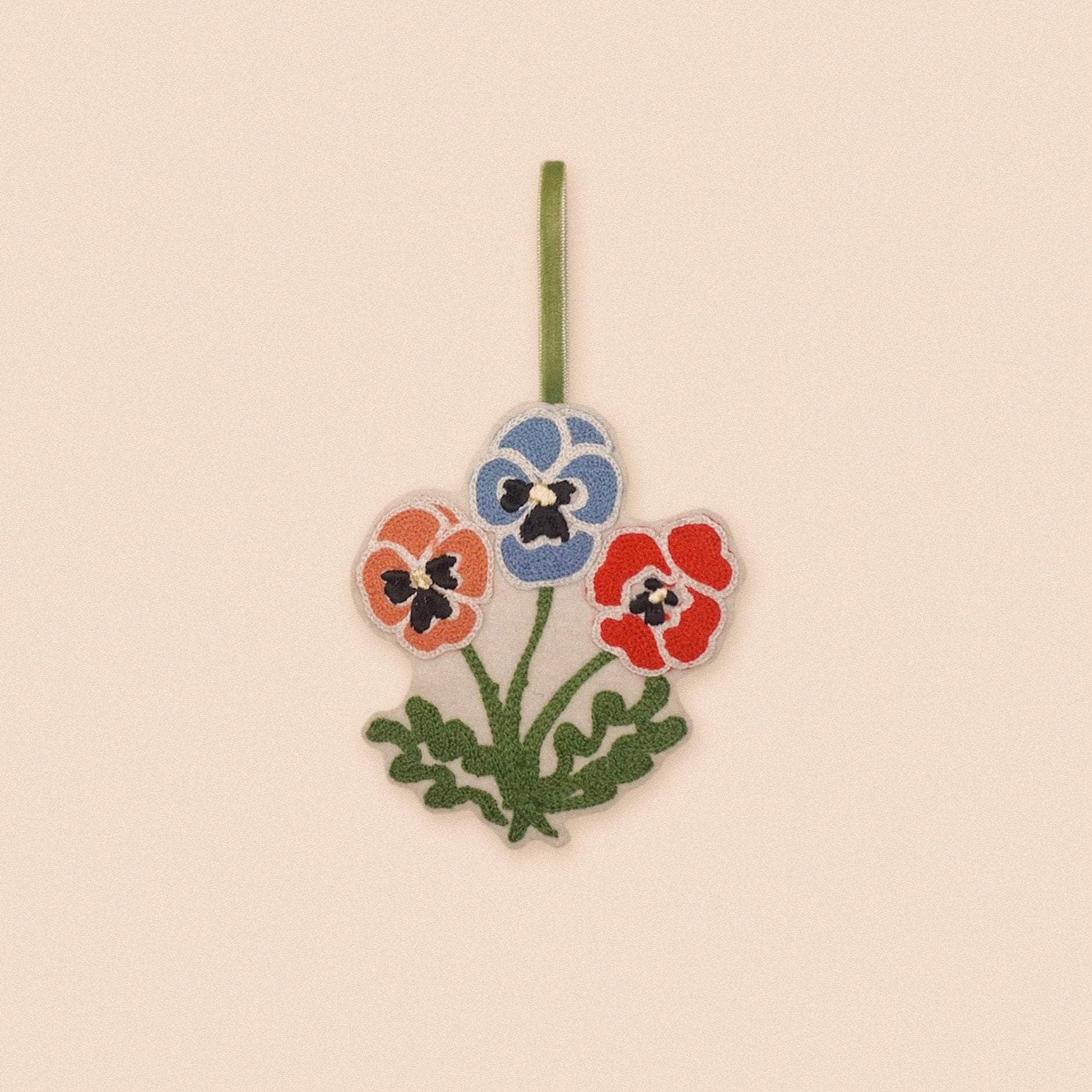 Winter Pansy Christmas Decoration