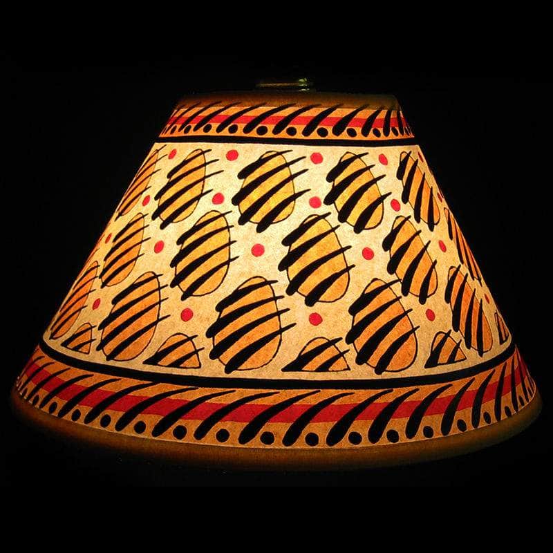 Paw Print Hand Painted 10" Lampshade in Yellow