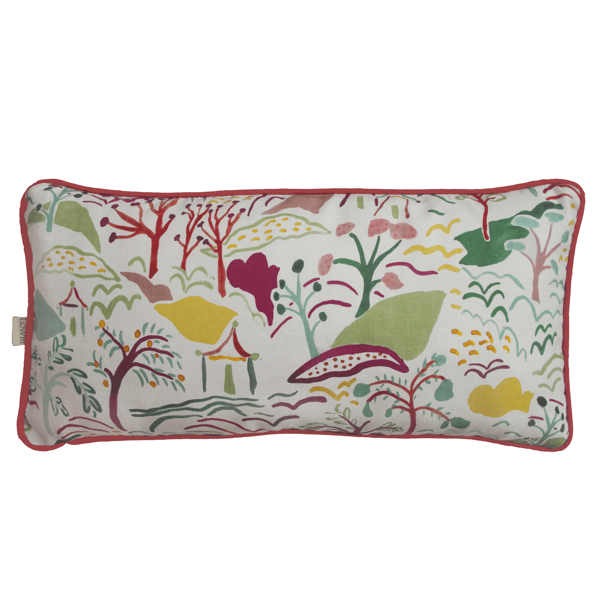 Printed Forest and Hills Cushion