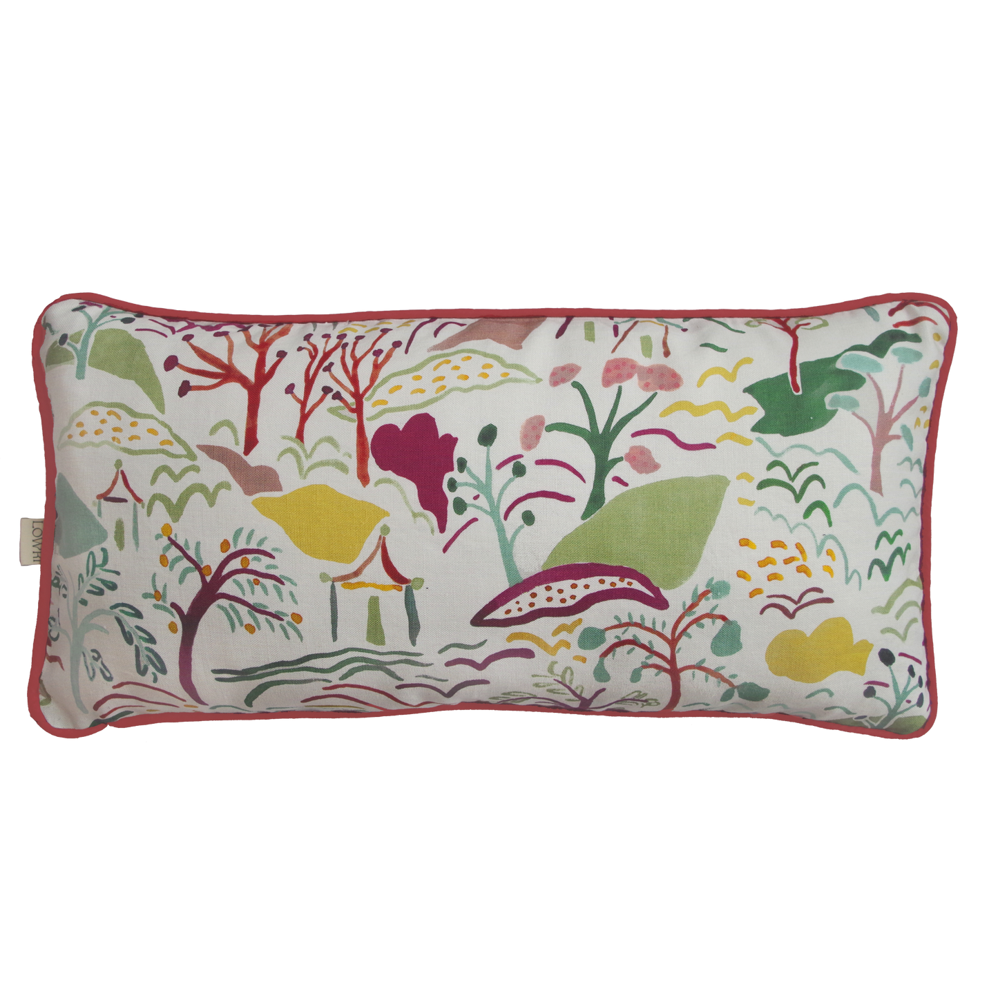 Printed Forest and Hills Cushion