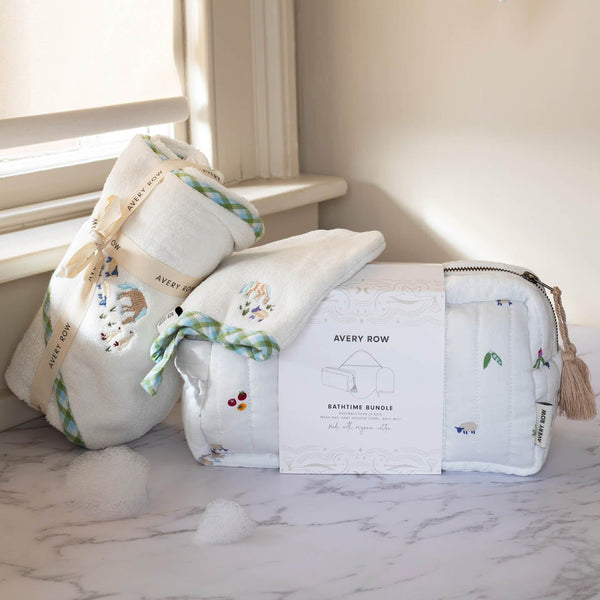 Bathtime Bundle New Baby Gift Set  - Little Farm