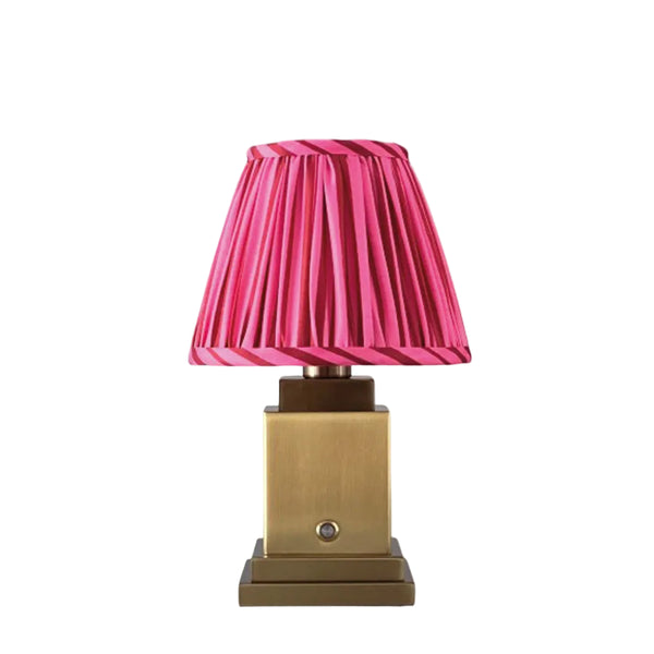 Molly Table Lamp Pink Stripe