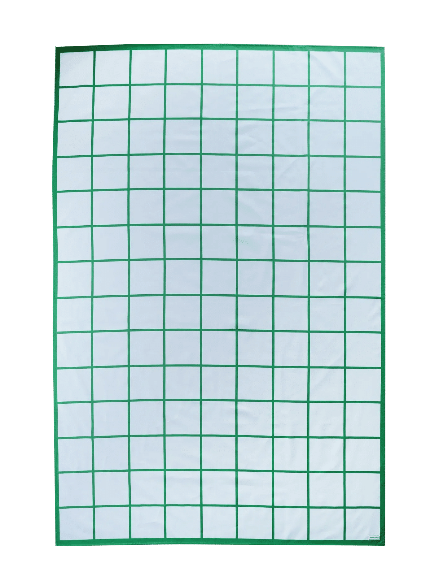 Marzipan Check Mint & Emerald Tablecloth