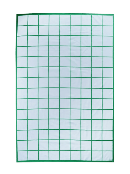 Marzipan Check Mint & Emerald Tablecloth