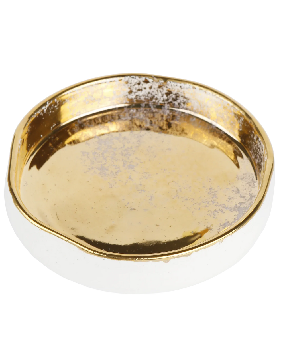 Gold Splatter Trinket Tray