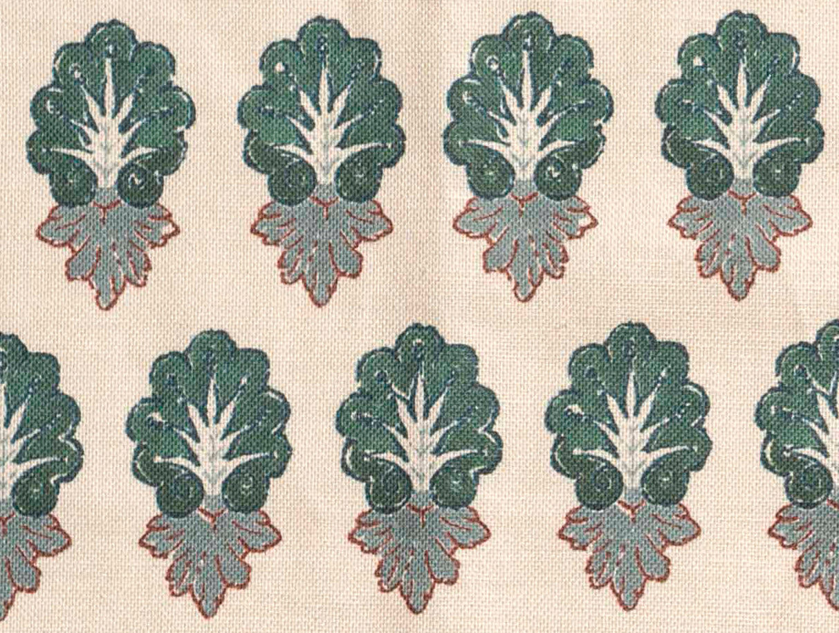 Home Collection - Bowmont Pine Green Reverse Fabric