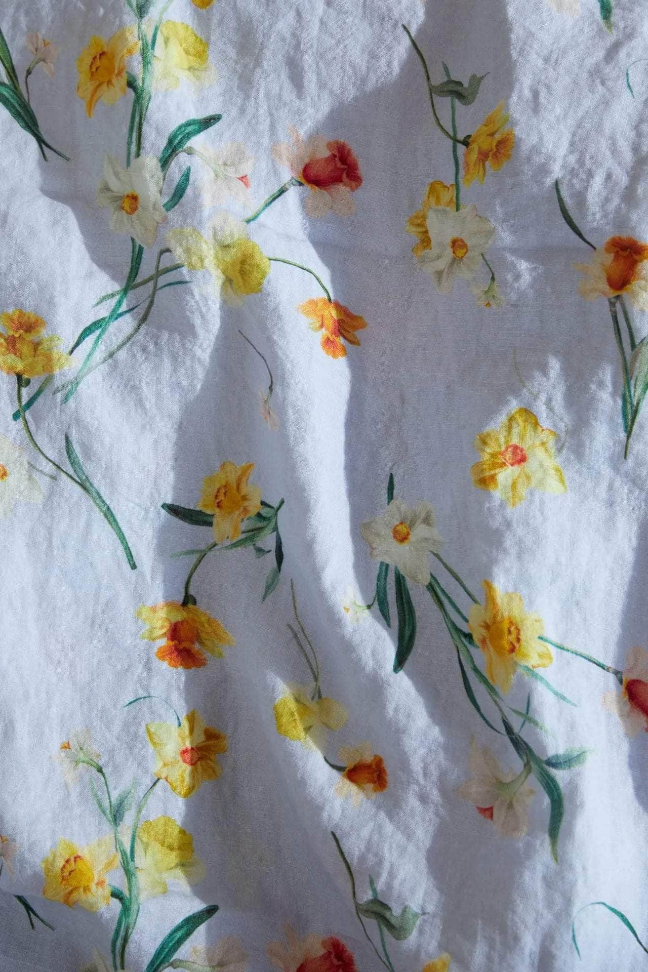Daffodil Linen Tablecloth
